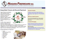 Desktop Screenshot of niagarafiberboard.com